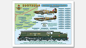 SR Battle of Britain Class with Nameplates