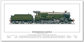 GWR 4-6-0 Castle Class No. 4079 Pendennis Castle – 1925