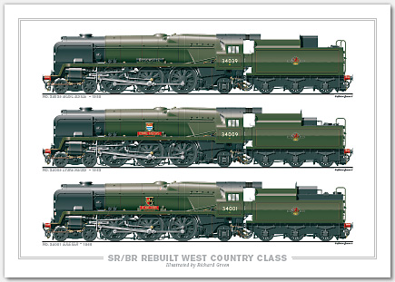 SR/ BR Rebuilt West Country Class