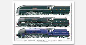 LMS 4-6-2 Princess Coronation (Duchess) Class – The Forties, No. 6247 City of Liverpool (1943), No. 6233 Duchess of Sutherland (1947), No. 646241 City of Edinburgh (1948)