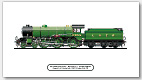 LNER B17/4 Footballer No 2855 (61655) Middlesbrough (H. N. Gresley) Steam Locomotive Print