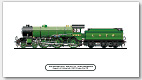 LNER B17/4 Footballer No 2861 (61661) Sheffield Wednesday (H. N. Gresley) Steam Locomotive Print